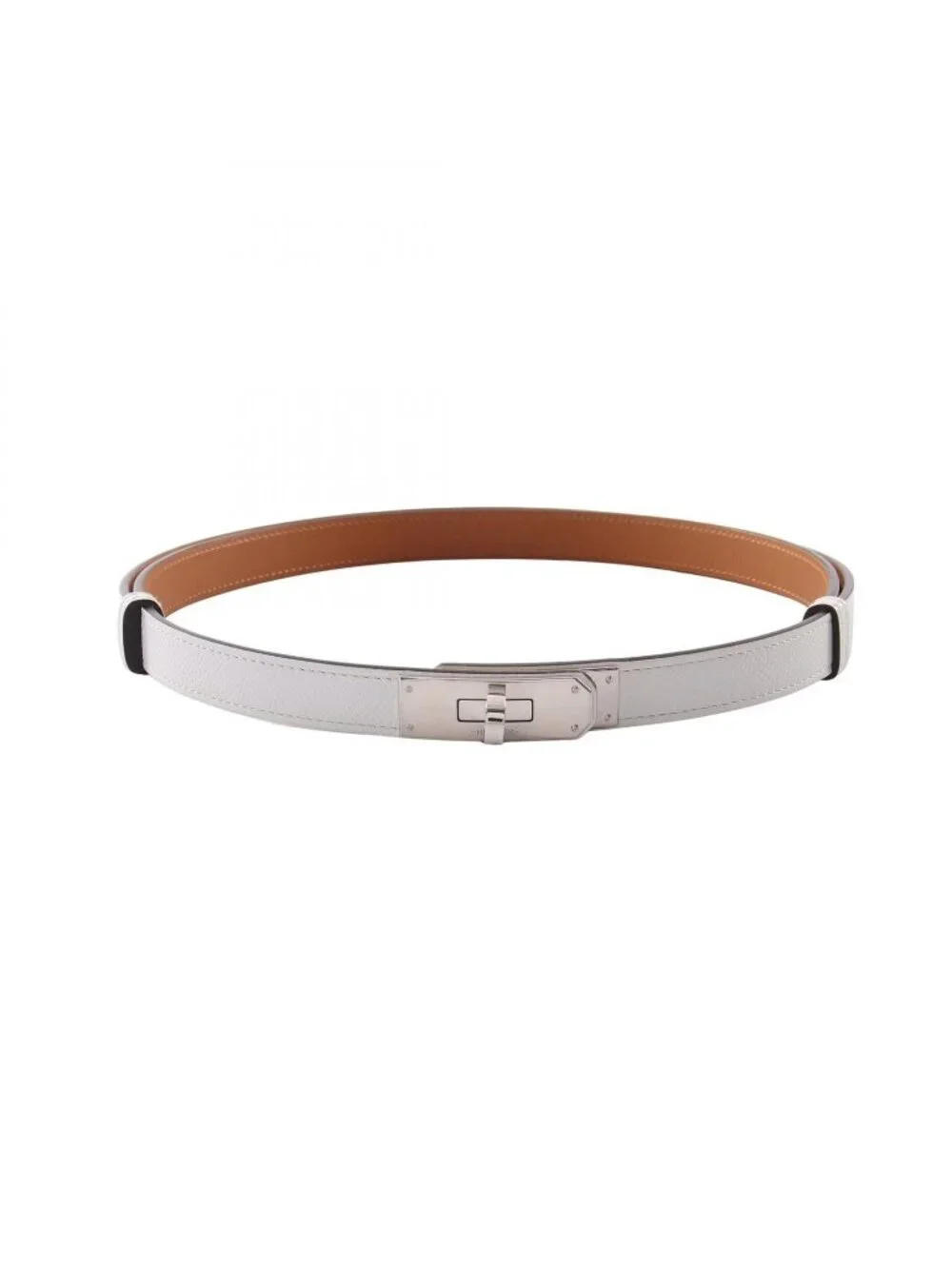 Hermes Belt Kelly White